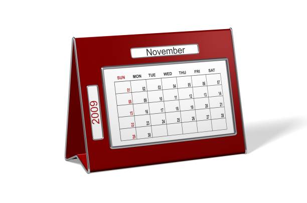 istock Desk Calendar November 2009 173937342