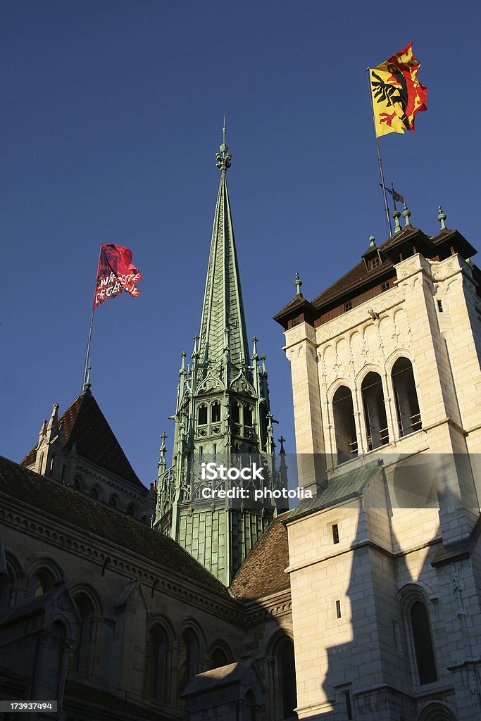 Catedral de Genebra - Foto de stock de Arquitetura royalty-free