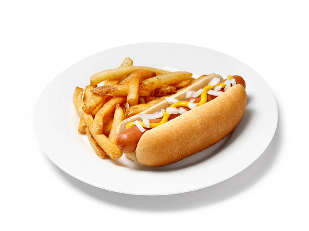 istock Hot Dog and Fries 173937936