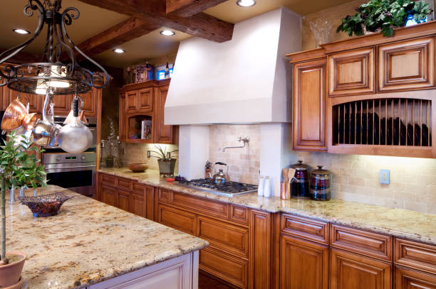 istock Kitchen stove with a faucet 173937961