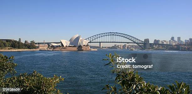 Horizonte De Sydney - Fotografias de stock e mais imagens de Ópera de Sydney - Ópera de Sydney, Ópera - Edifício de Entretenimento, Ajardinado