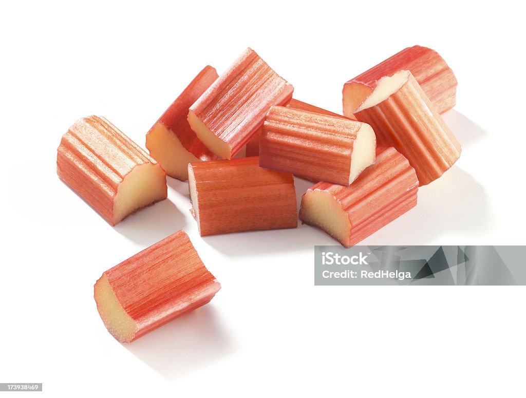 Rhubarb pieces "Rhubarb pieces. The file includes a excellent clipping path, so it's easy to work with these professionally retouched high quality image. Thank you for checking it out!" Rhubarb Stock Photo
