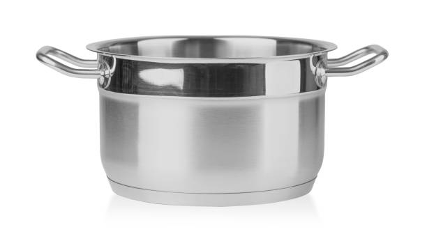 istock Open stainless steel pot 1739387862