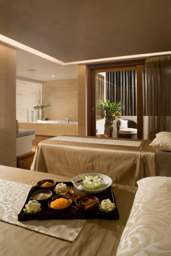A Massage Room In A Luxury Tropical Spa. Over 60 More Photos From This Collection: