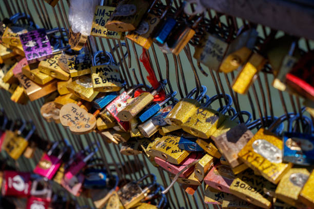 istock Pont Des Arts Locks Exhibition 1739395881