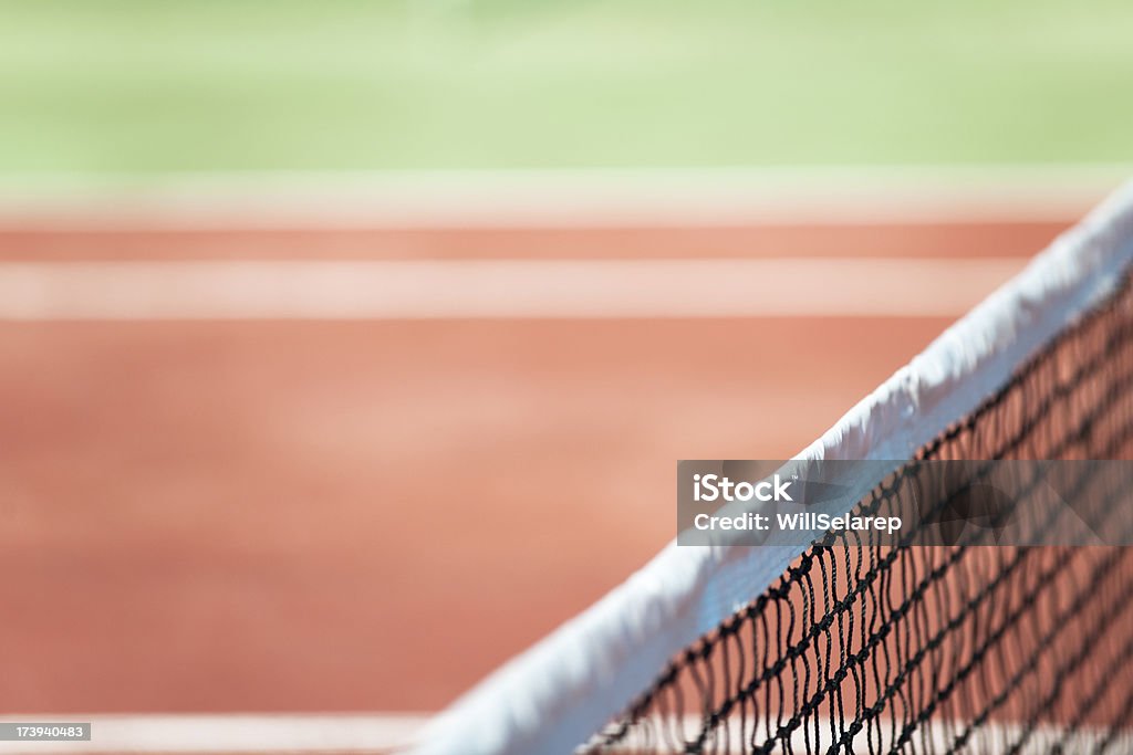 Tennis Net Tennis net on horizontal composition Backgrounds Stock Photo