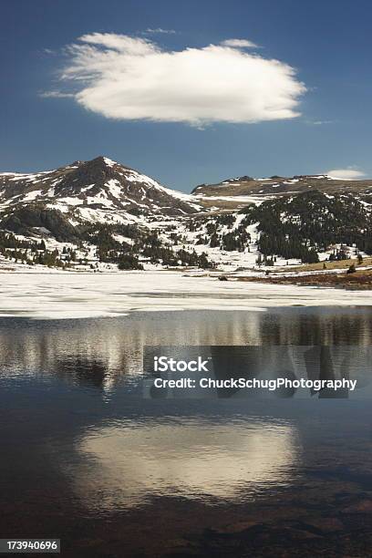 Beartooth Mountain Lake Cloud Reflection Stock Photo - Download Image Now - Lenticular Cloud, Absaroka Range, Awe