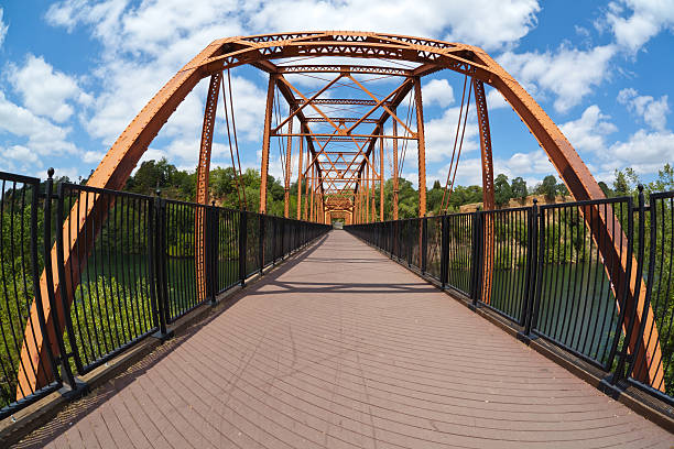 istock Metal Foot Bridge 173942391