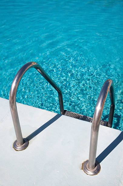 istock Entrance to Sparkling Swimming Pool 173942403