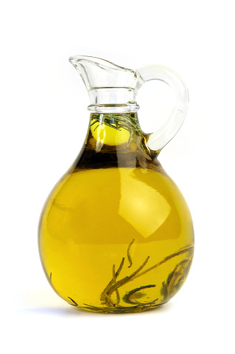Olive oil with rosemary.