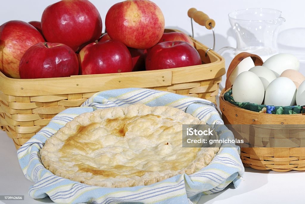 Torta di mele - Foto stock royalty-free di Alimento di base