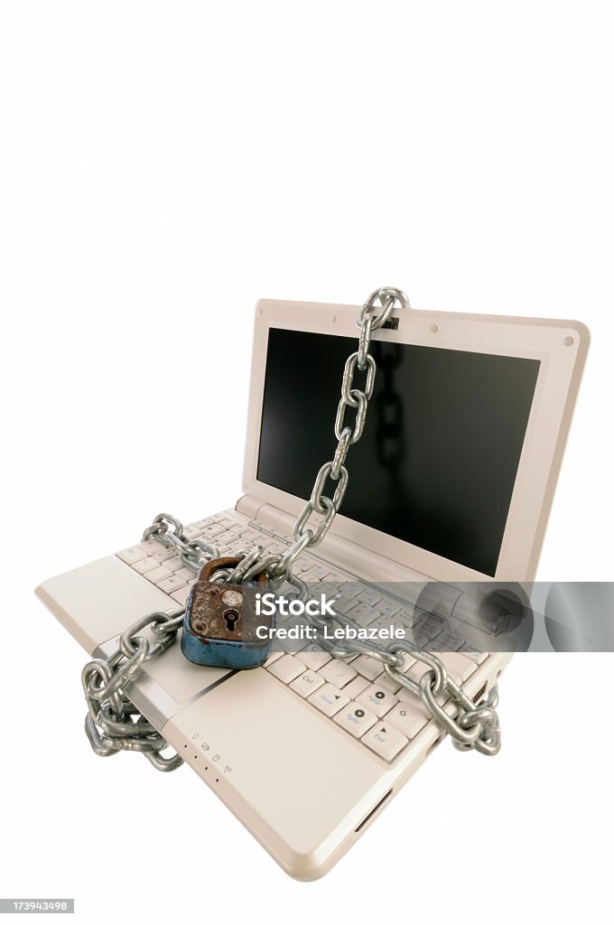 Bloqueado de computador - Foto de stock de Cadeado royalty-free