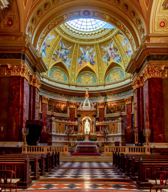 istock St. Stephen's basilica interiors in Budapest, Hungary 1739442866
