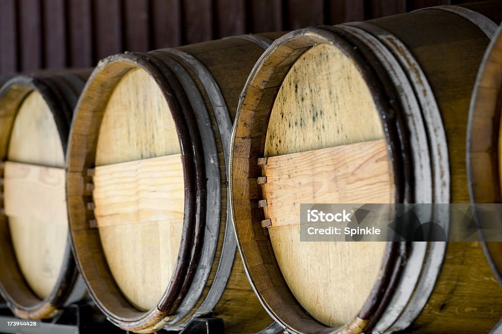 Wine barrels II Wine barrels in a rowMore images you may like: Alcohol - Drink Stock Photo