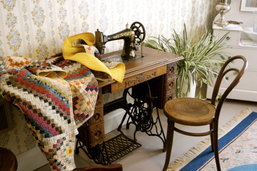 A look at grandma's old sewing corner