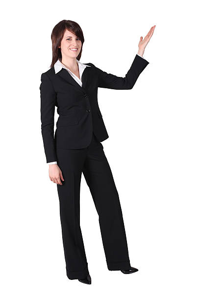 istock Classy business woman pointing 173946121