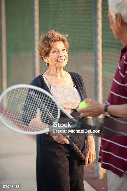 Senior Tennis Woman Stock Photo - Download Image Now - Couple - Relationship, Senior Adult, Tennis