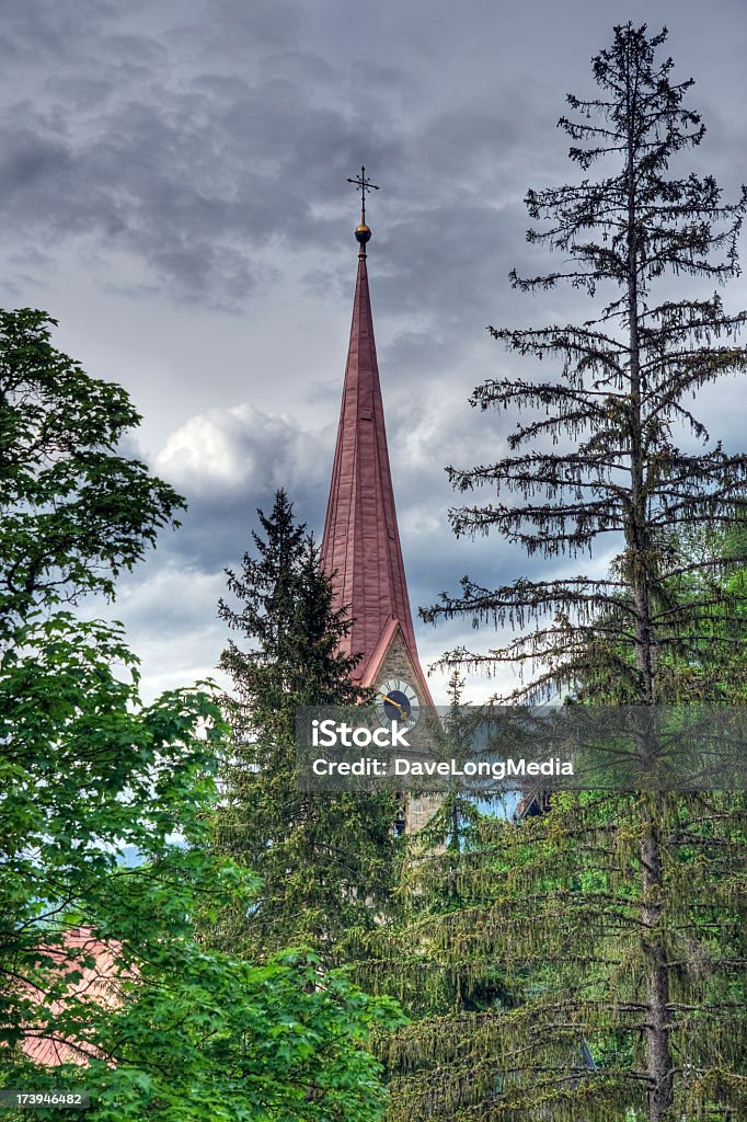 Kościół w Bad Gastein, Austria - Zbiór zdjęć royalty-free (Alpy)