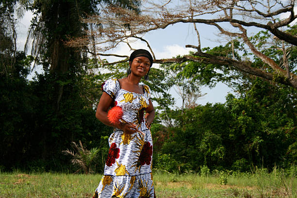 selva beleza africana - liberia - fotografias e filmes do acervo