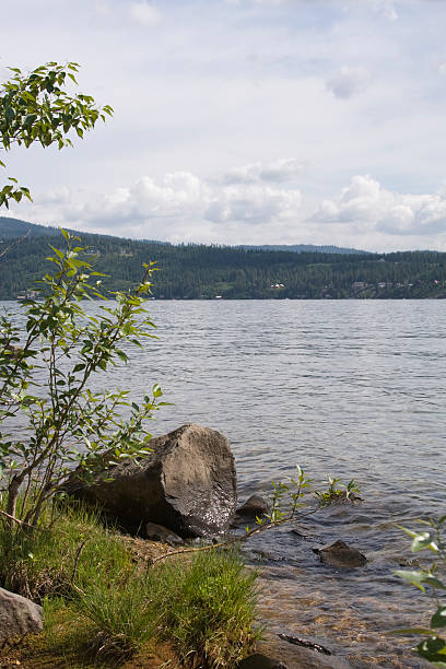 lago coeur d'alene 2 - dalene - fotografias e filmes do acervo