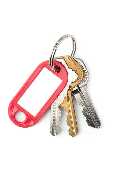 istock isolated house keys with label 173946654
