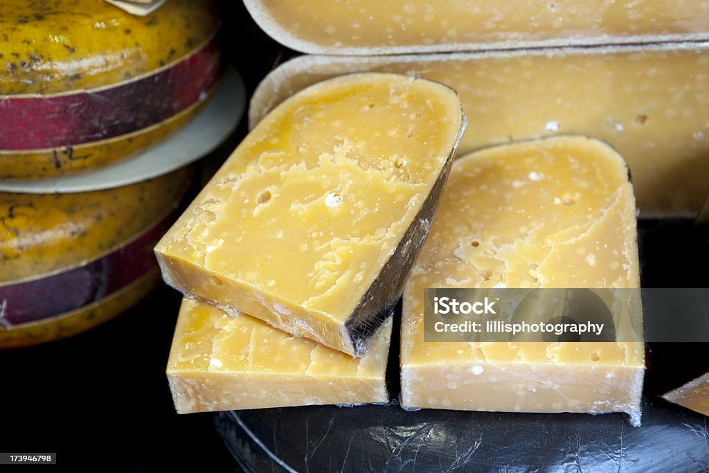 Cheese Slices for Sale in Holland Cheese for sale at market near Amsterdam Amsterdam Stock Photo