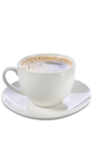 istock White Cup and Saucer Isolated 173946826