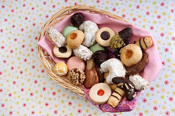 istock Cookies on the basket 173947348