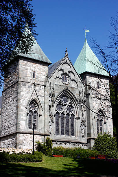 istock Old Scandinavian Stone Church 173947892