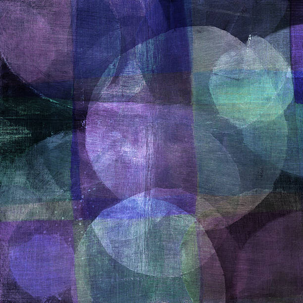 istock Blue and Purple Painted Background with Circles 173948123
