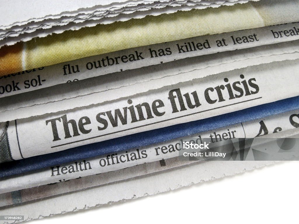 Gripe suína crise - Foto de stock de Beleza royalty-free