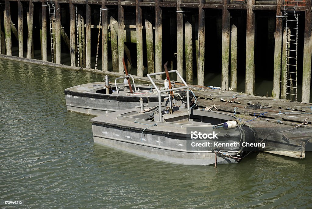 Fischerboote in Steveston, British Columbia, Kanada - Lizenzfrei Anlegestelle Stock-Foto