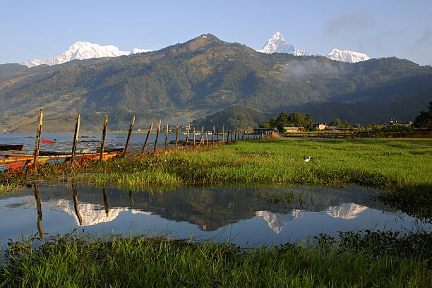 A reflection of the Annapurna range near Pokhara in Nepal.Some of my other popular travel images: