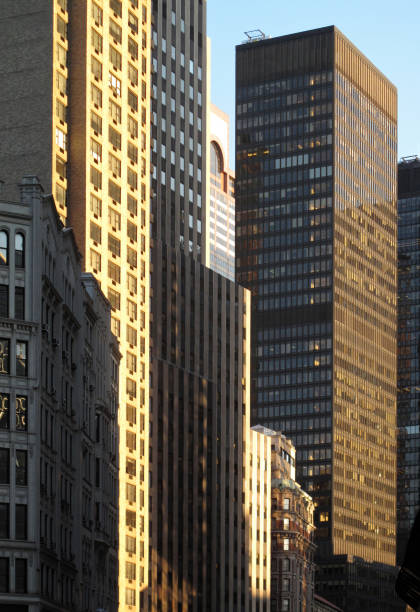 istock Manhattan Skyscrapers At Sunset 173949829