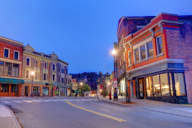 istock Downtown Saranac Lake, New York 1739591434