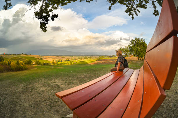 Paesaggio autunnale dalla Big Bench