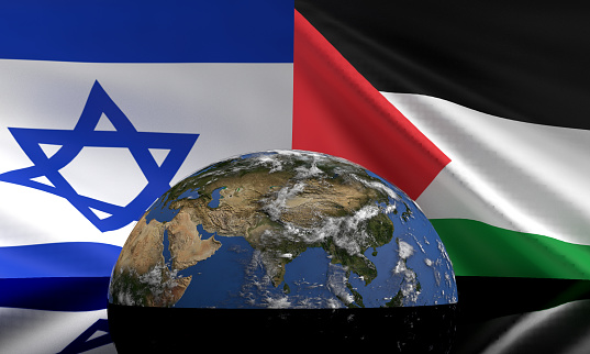 israel palestine flag star earth world global planet liquid crude oil black dark silhouette color symbol decoration war gaza national politic conflict military government crisis business currency icon