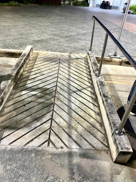 istock Ramp for wheelchair 1739672360