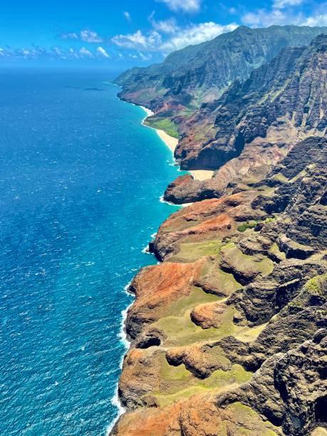 istock Napali Coast Helicopter Ride in Kauai Hawaii 1739697575