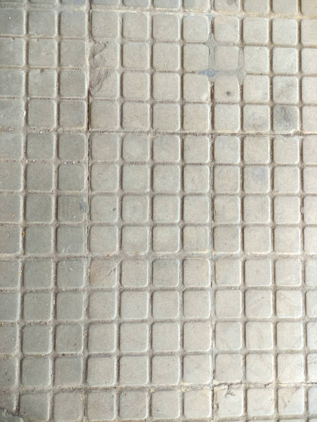 istock Abstract floor background. Floor texture. Abstract background of checkered floor in front of house 1739770571