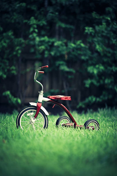 istock vintage red kid tricycle 173980160