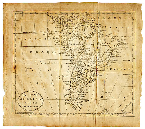 an old south american map  from 1809