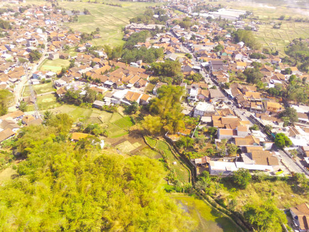 istock Agricultural Fields & Residential district 1739931584