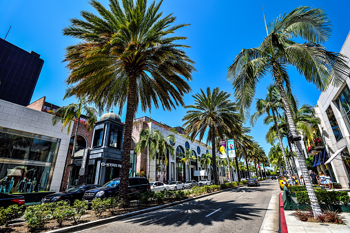 Rodeo Drive is a two-mile-long (3.2 km) street in Beverly Hills, California, with its southern segment in the City of Los Angeles, known as one of the most expensive streets in the world.