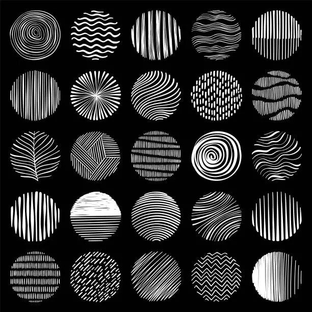 Vector illustration of Circles