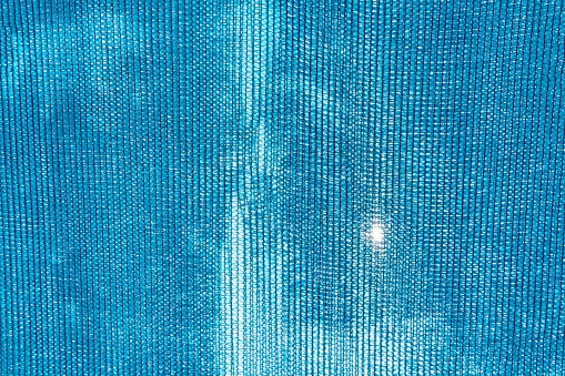 blue shading net with sky background