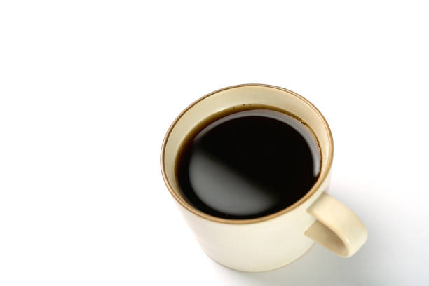 istock A cup of Black coffee  on white background 1739993425