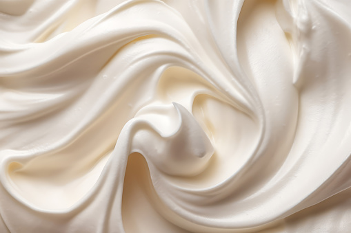 A close up picture of the Mayonnaise sauce to show it's texture.
