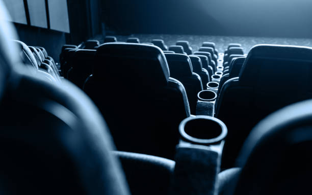 istock Empty rows of seats in a cinema or theater 1740126542