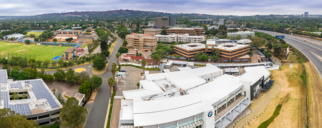 Bedfordview is a financial district situated on the east side of Johannesburg.